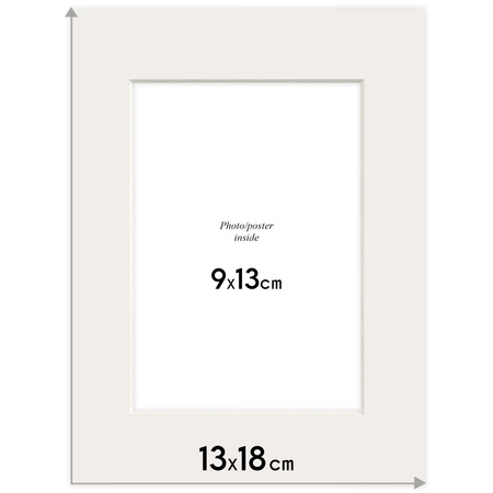 Passe partout 13x18 (9x13) BEŻOWE VANILLA - LUCA Q5204