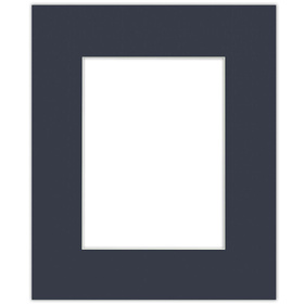 Passe partout 50x60 (30x40) GRANATOWE NAVY - LUCA Q5403