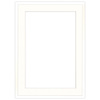 Ramka biała HEN PASS 1 z passe-partout – rozmiar 50X70 cm (okienko 40x60 cm)