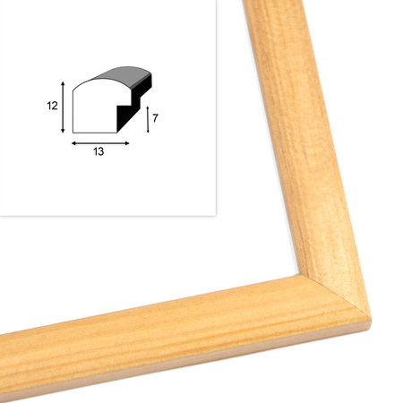 Zestaw naturalnych ramek na 4 zdjęć HIT 0 GF0003