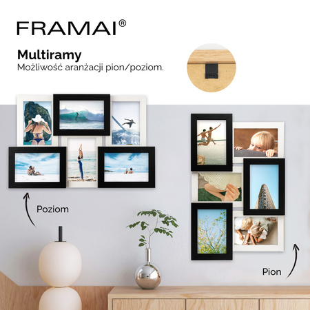 Multirama na 6 zdjęć MULTI HEN 1 2 ramka na zdjęcia