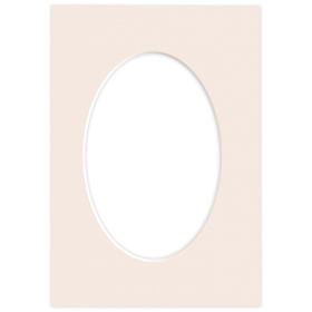 Passe partout 15x21 (10x15) OWAL BEŻOWE POWDER - LUCA Q5205