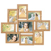 Multirama na 9 zdjęć MULTI HEN 01 ramka na zdjęcia w kolorze dębowym