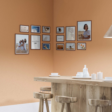 Zestaw brązowych ramek na 14 zdjęć PINIA 3 GF0042