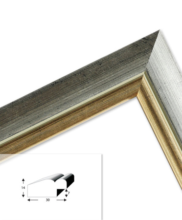 Ramka drewniana DRZ C S 15x21 cm