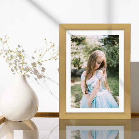 Złota ramka FOR Z - 15x21 cm