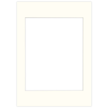 Passe partout 50x70 (40x50) LUCA Q5104 OFF WHITE - BIAŁY