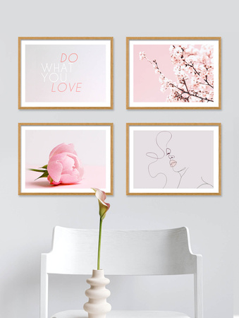 Zestaw naturanych ramek na 4 zdjęcia PINIA 00 GF0015