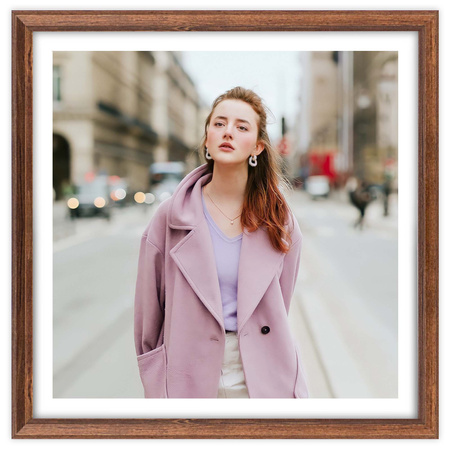 Ramka drewniana DRWA 4 25x25 cm