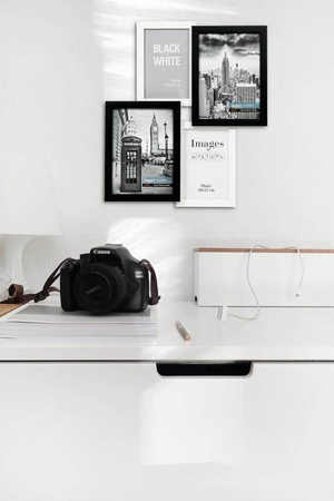 Multirama MULTI BLACK AND WHITE 42 ramka na 4 zdjęcia