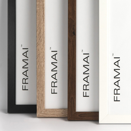 Ramka biała HEN 1 60x80 cm