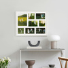 Foto Galeria 40x50 cm - ramka z passe partout na 7 zdjęć 10x10 cm 10x15 cm 15x21 cm kolor biały