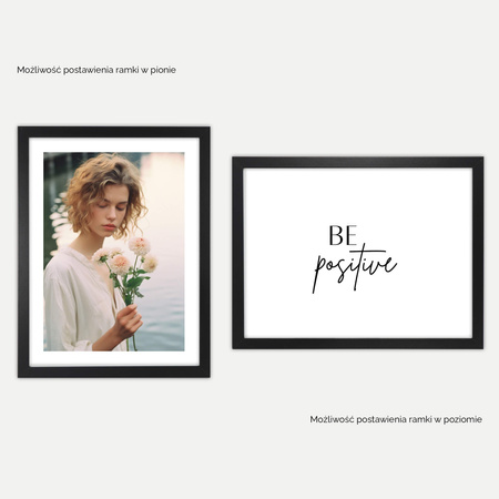 Ramka czarna HEN 2 30x40 cm