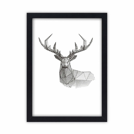 Zestaw czarnych ramek na 4 zdjęć PINIA 2 GF0008