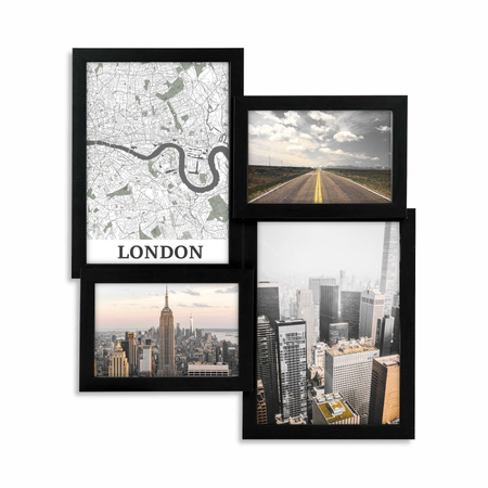 Multirama MULTI BLACK 44 ramka na 4 zdjęcia