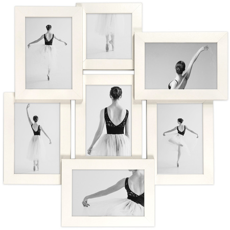 Multirama na 7 zdjęć MULTI HEN 1 ramka na zdjęcia - biała