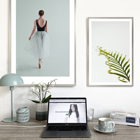 Ramka srebrna KEA S 40x60 cm