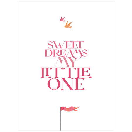 Komplet obrazów w białych ramach by Anetta Piechowska - Little Kingdom