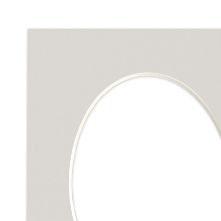 Passe partout 30x40 (24x30) OWAL SZARY FOG LUCA Q5303