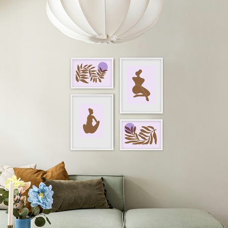 Zestaw białych ramek na 4 zdjęć HIT 01 GF0003