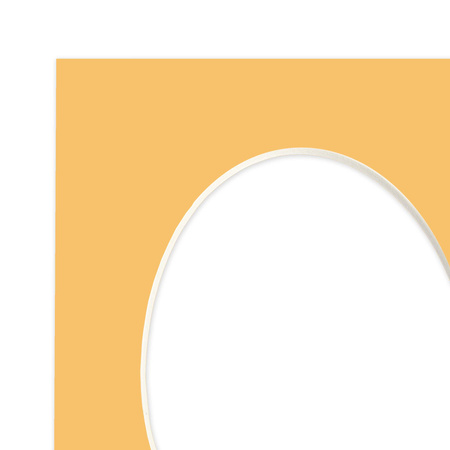 Passe partout 30x40 (24x30) OWAL BEŻOWE SUNNY - LUCA Q5207