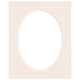 Passe partout 24x30 (18x24) OWAL BEŻOWE POWDER - LUCA Q5205