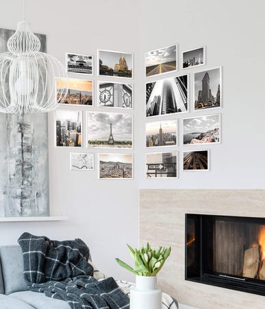 Zestaw srebrnych ramek na 16 zdjęć HIT 1 S CORNER GF0009