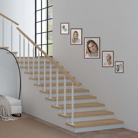 Zestaw brązowych ramek na 5 zdjęć PINIA 3 GF0031 L