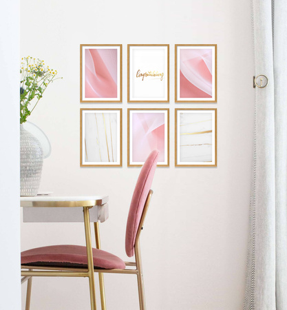 Zestaw naturanych ramek na 6 zdjęć PINIA 00 GF0020