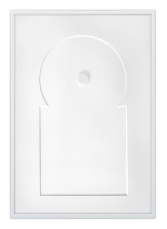 Ramka na płytę CD w kolorze białym. Ramka aluminiowa o rozmiarze 21x30 cm