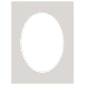 Passe partout 18x24 (13x18) OWAL SZARY FOG LUCA Q5303