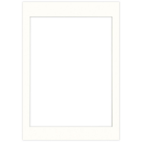 Passe partout 70x100 (60x80) LUCA Q5102 SNOW WHITE BIAŁY