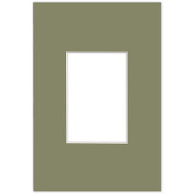 Passe partout 20x30 (10x15) ZIELONE  EVERGREEN - LUCA Q5504