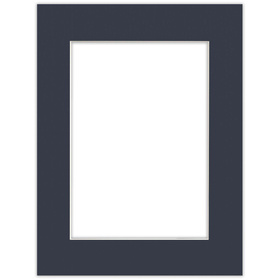 Passe partout 30x40 (20x30) GRANATOWE NAVY - LUCA Q5403