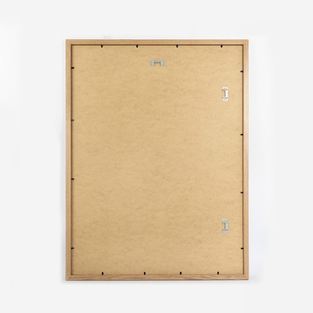 Ramka naturalna HEN PASS 01 z passe-partout – rozmiar 60x80 cm (40x60 cm)