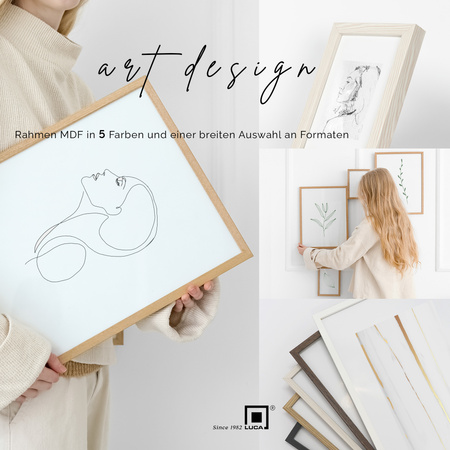 Ramka brązowa FDM 6 15x20 cm