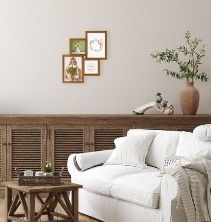 Multirama MULTI BROWN 43 ramka na 4 zdjęcia
