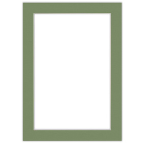 Passe partout 50x70 (40x60) ZIELONE FOREST - LUCA Q5505