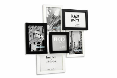 Multirama MULTI BLACK AND WHITE 61 ramka na 6 zdjęć