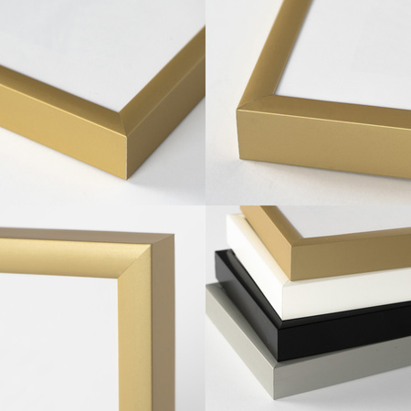 Ramka aluminiowa złota QAL 15x21 cm