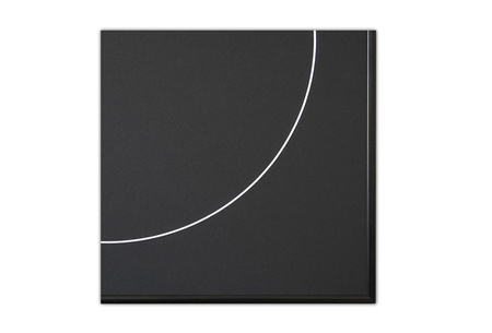 Ramka na płytę winylową - czarna. Ramka aluminiowa o rozmiarze 40x40 cm