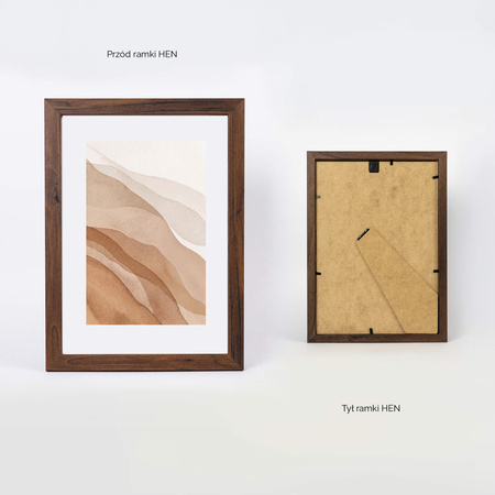 Ramka brązowa HEN 4 21x29,7 cm