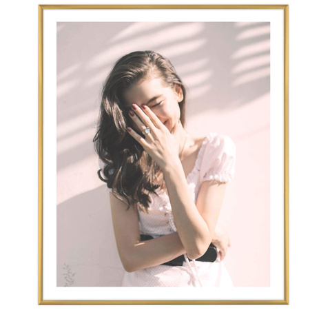 Ramka aluminiowa złota ROYALL 50x60 cm