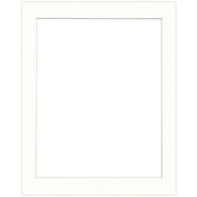 Passe partout 28x35 (24x30) LUCA Q5102 SNOW WHITE BIAŁY