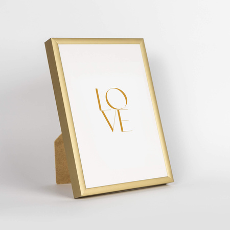 Ramka aluminiowa złota QAL 15x21 cm