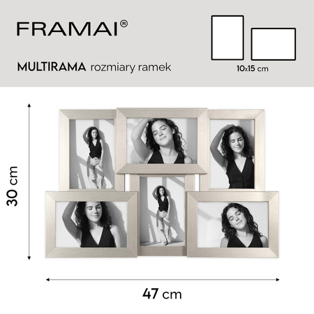 Multirama na 6 zdjęć MULTI HEN S ramka na zdjęcia