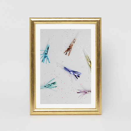 Zestaw złotych ramek na 6 zdjęć HIT 1 Z GF0002