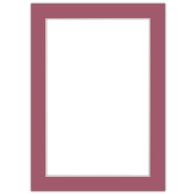 Passe partout 50x70 (40x60) CZERWONE RAPSBERRY - LUCA Q5704