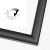 Zestaw czarnych ramek na 6 zdjęć HIT 02 GF0002