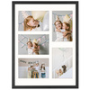 Foto Galeria 30x40 cm kolor czarny - ramka z passe partout na 5 zdjęcia 10x15 cm